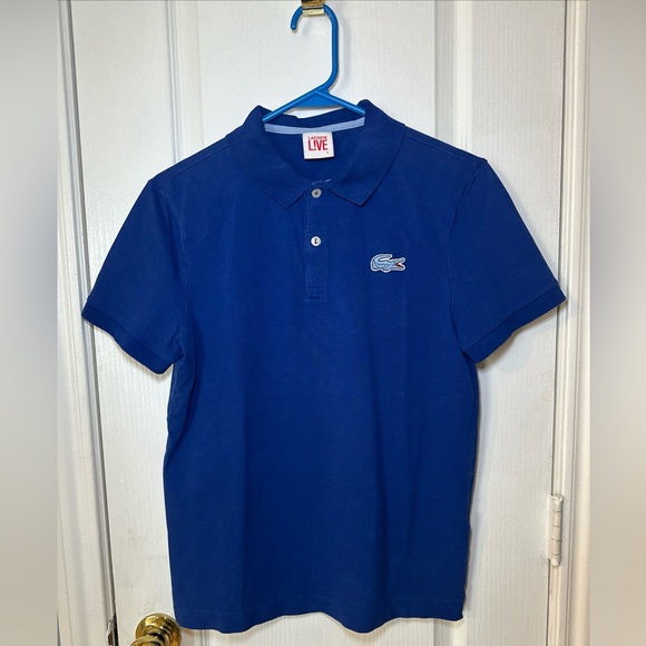 Lacoste Other - Lacoste Live men’s‎ polo blue shirt size 2